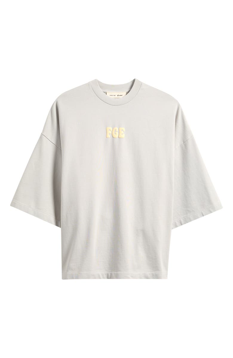 Fear of God Essentials Merch Graphic Cotton T-Shirt, Alternate, color, Washed Overcast