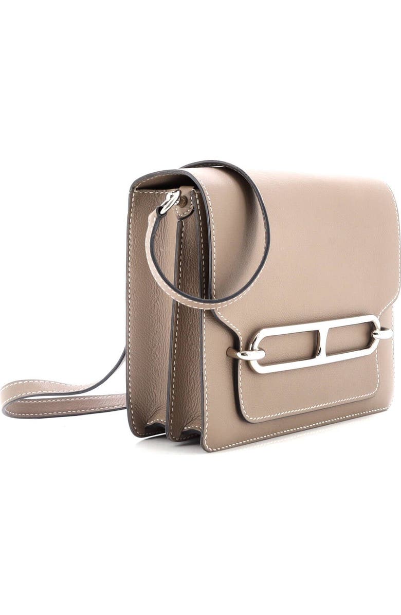 Pre-Owned Hermes Roulis Bag Evercolor 23, Alternate, color, Gris Asphalte