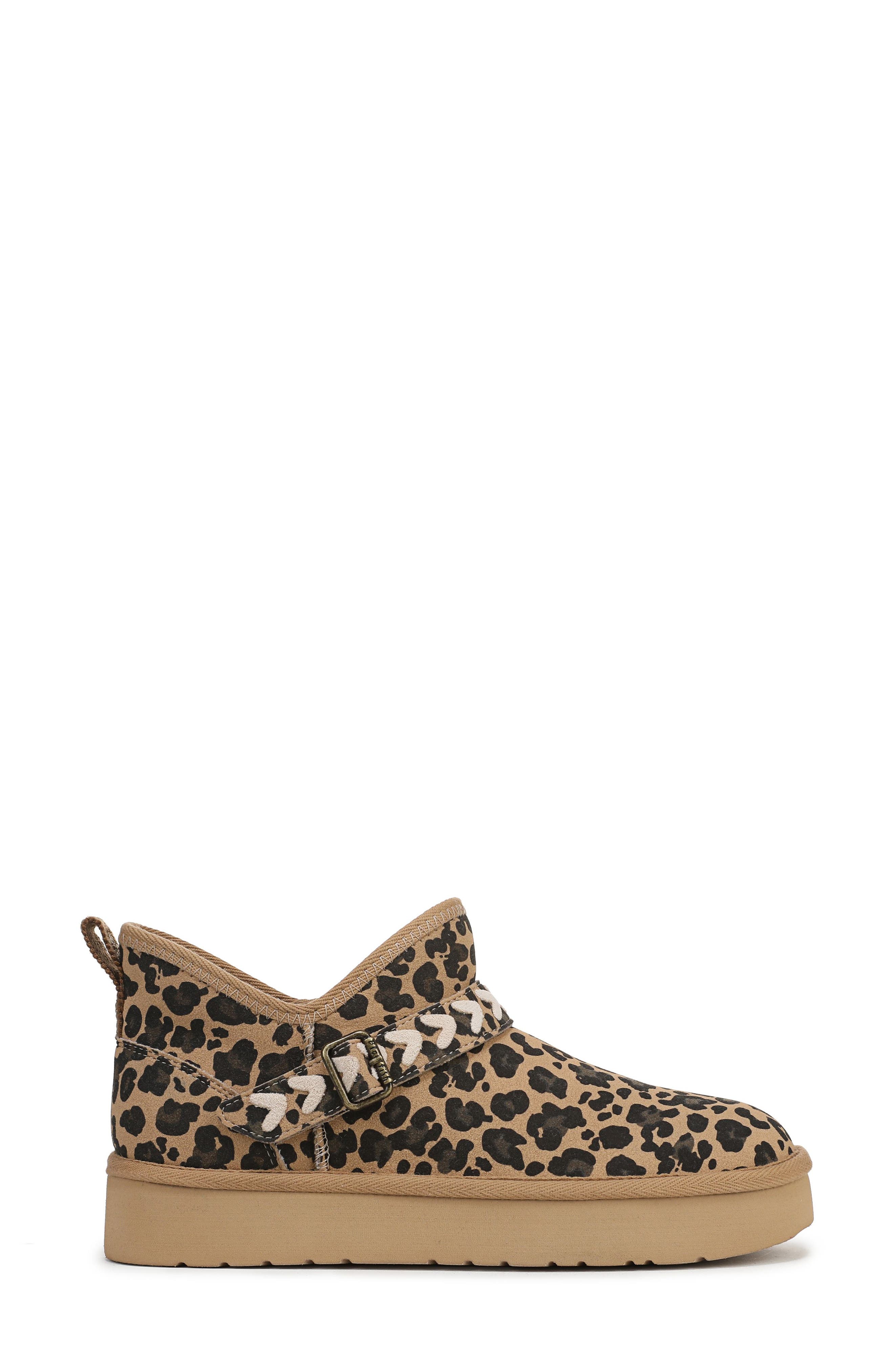 Mokolo Faux Fur Lined Bootie, Alternate, color, LEOPARD PRINT FAUX SUEDE
