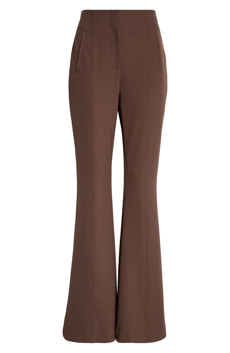 Veronica Beard Tindaya Pintuck Pleat Flare Leg Pants, Alternate, color,