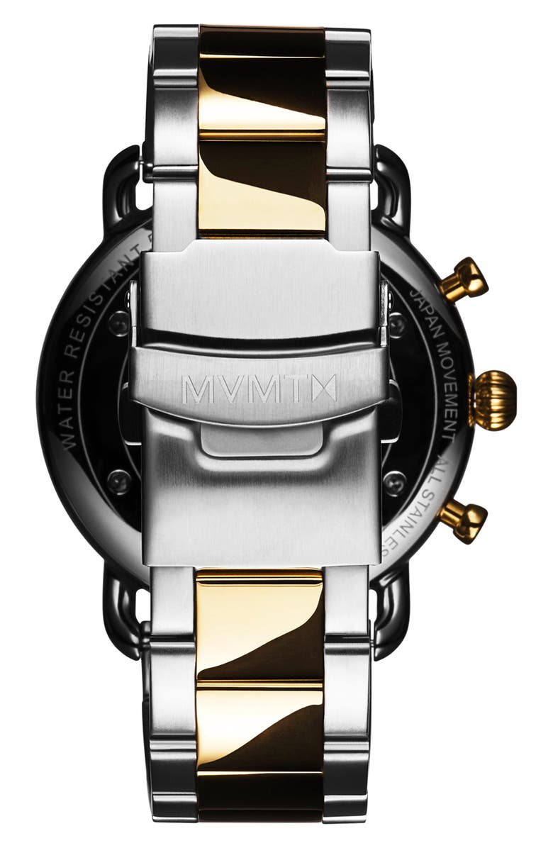 MVMT Blacktop Chronograph Bracelet Watch, 42mm, Alternate, color, 