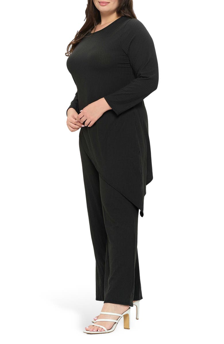 L I V D Gianna Asymmetric Top & Pants Set, Alternate, color,