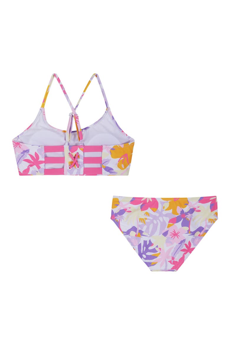 Kids' Two-Piece Swimsuit, Alternate, color, WHITE MULTI