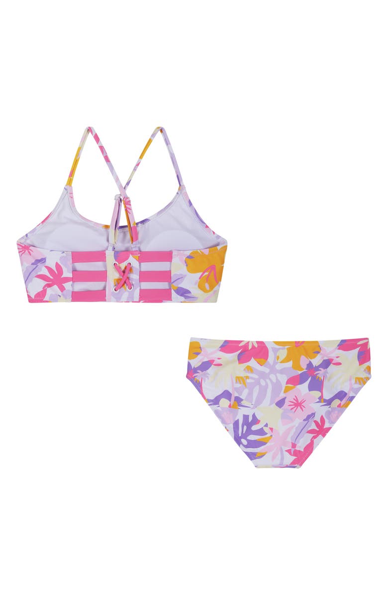 Andy & Evan Kids' Two-Piece Swimsuit, Alternate, color, White Multi
