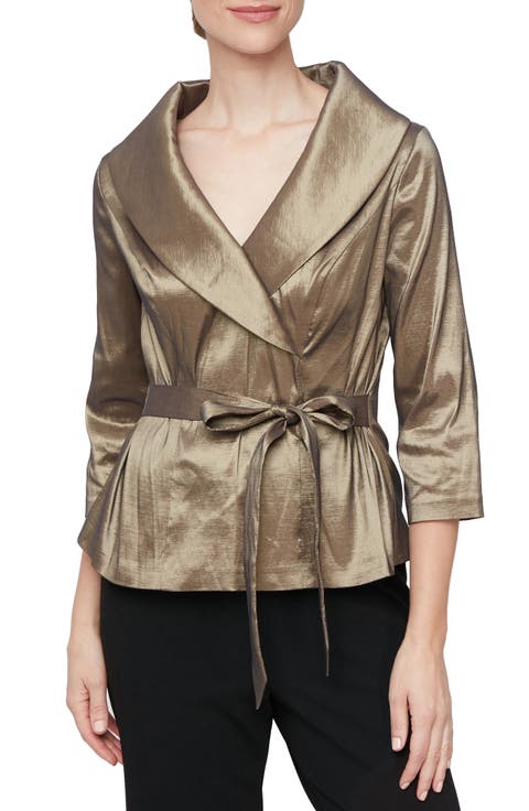 Tie Waist Brushed Satin Top