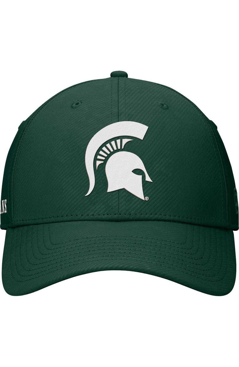 TOP OF THE WORLD Men's Top of the World Green Michigan State Spartans Deluxe Flex Hat, Alternate, color, 