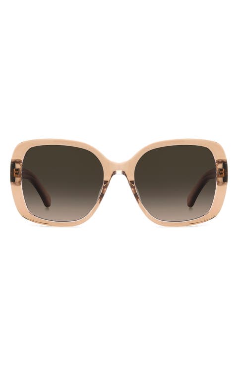 Wenona 57mm Square Sunglasses