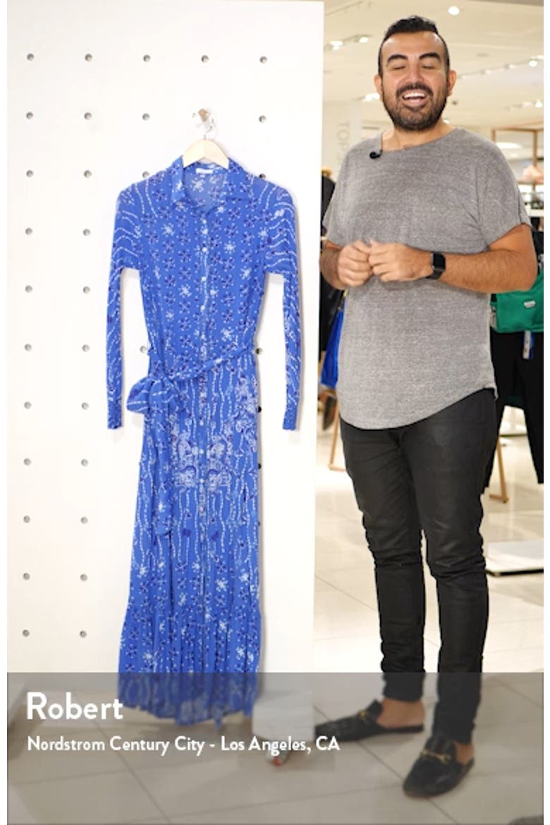 Long Sleeve Cover-Up Maxi Dress video