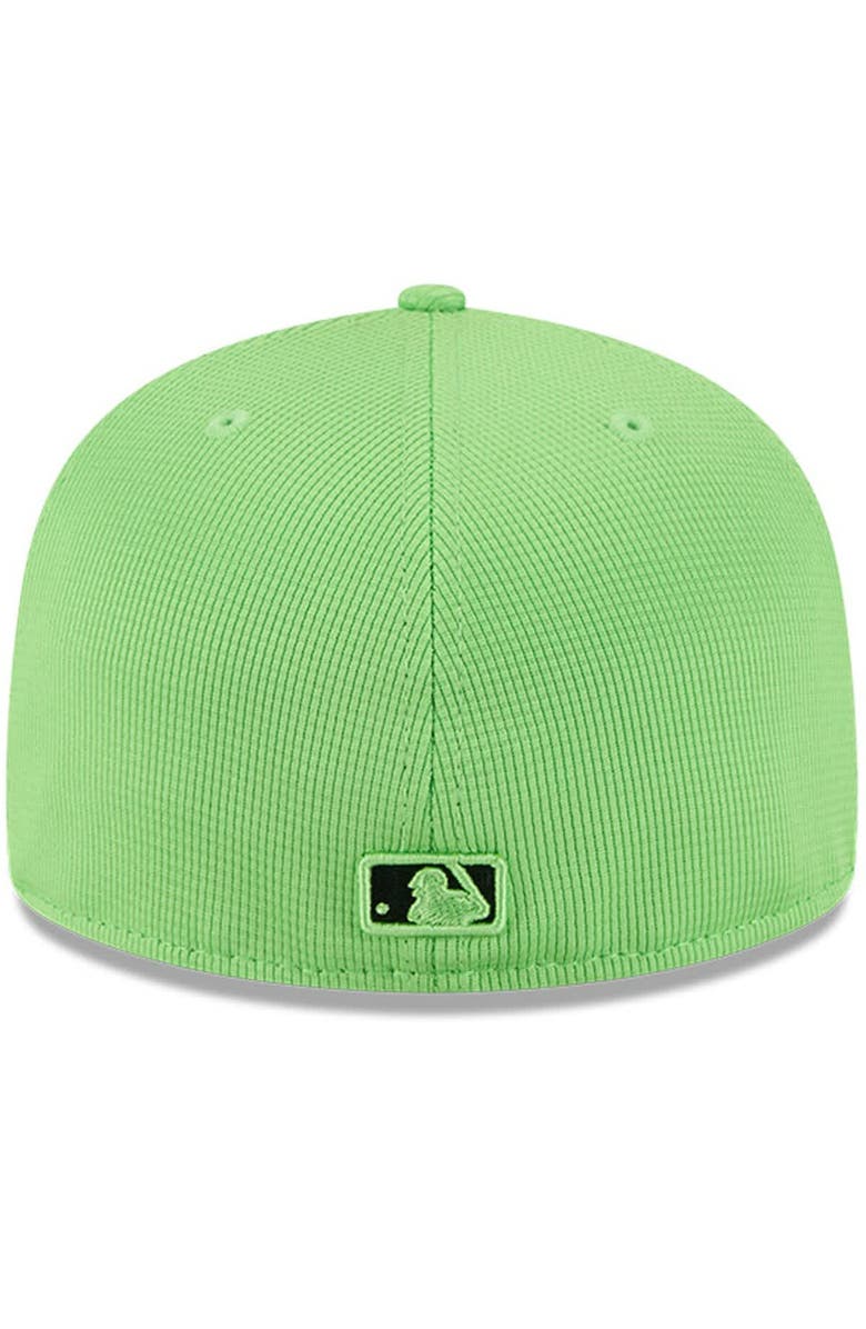 New Era Men's New Era Neon Green Tampa Bay Rays City Connect Batting Practice 59FIFTY Fitted Hat, Alternate, color, Neon Green