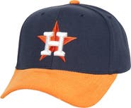 Mitchell & Ness Men's Mitchell & Ness Navy/Orange Houston Astros Corduroy Pro Snapback Hat