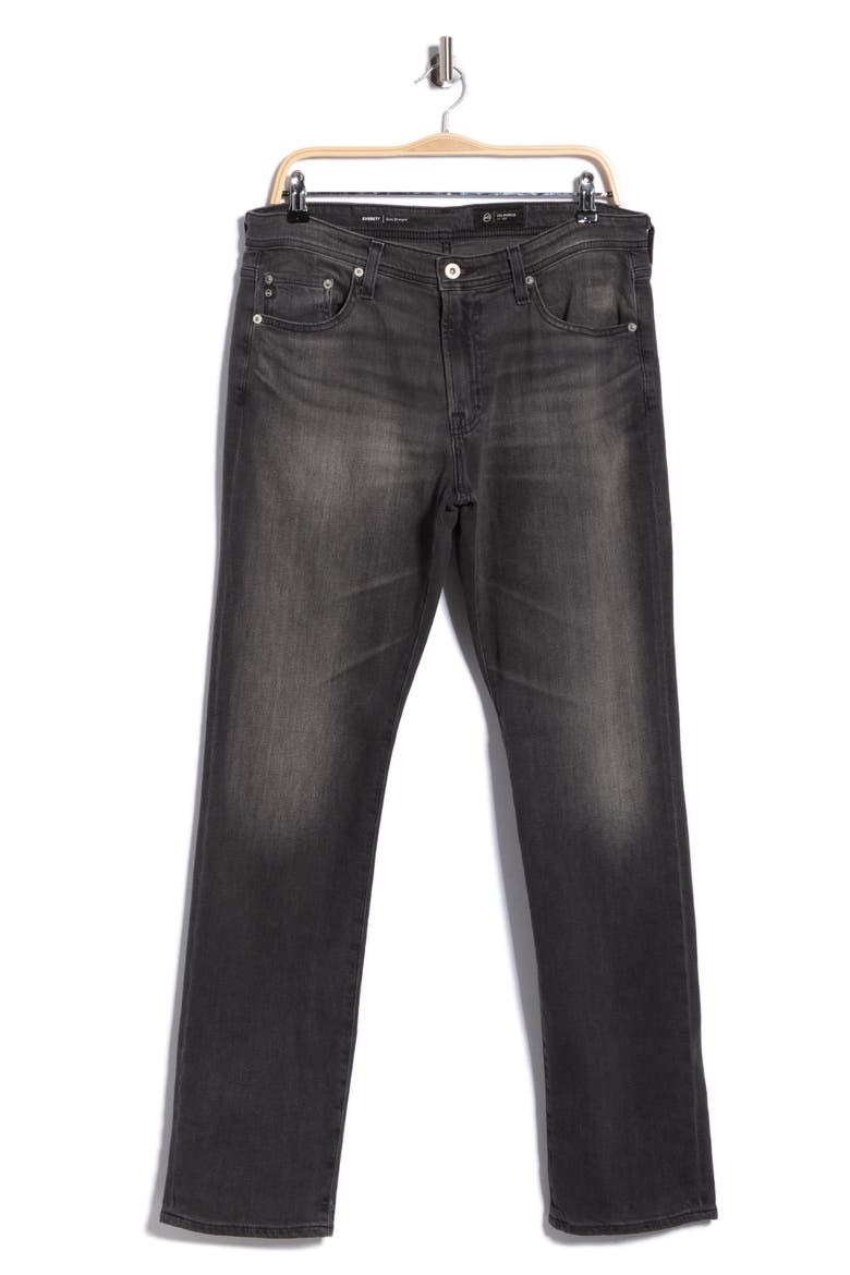 Everett Slim Straight Leg Jeans, Alternate, color, SMOKY ASH