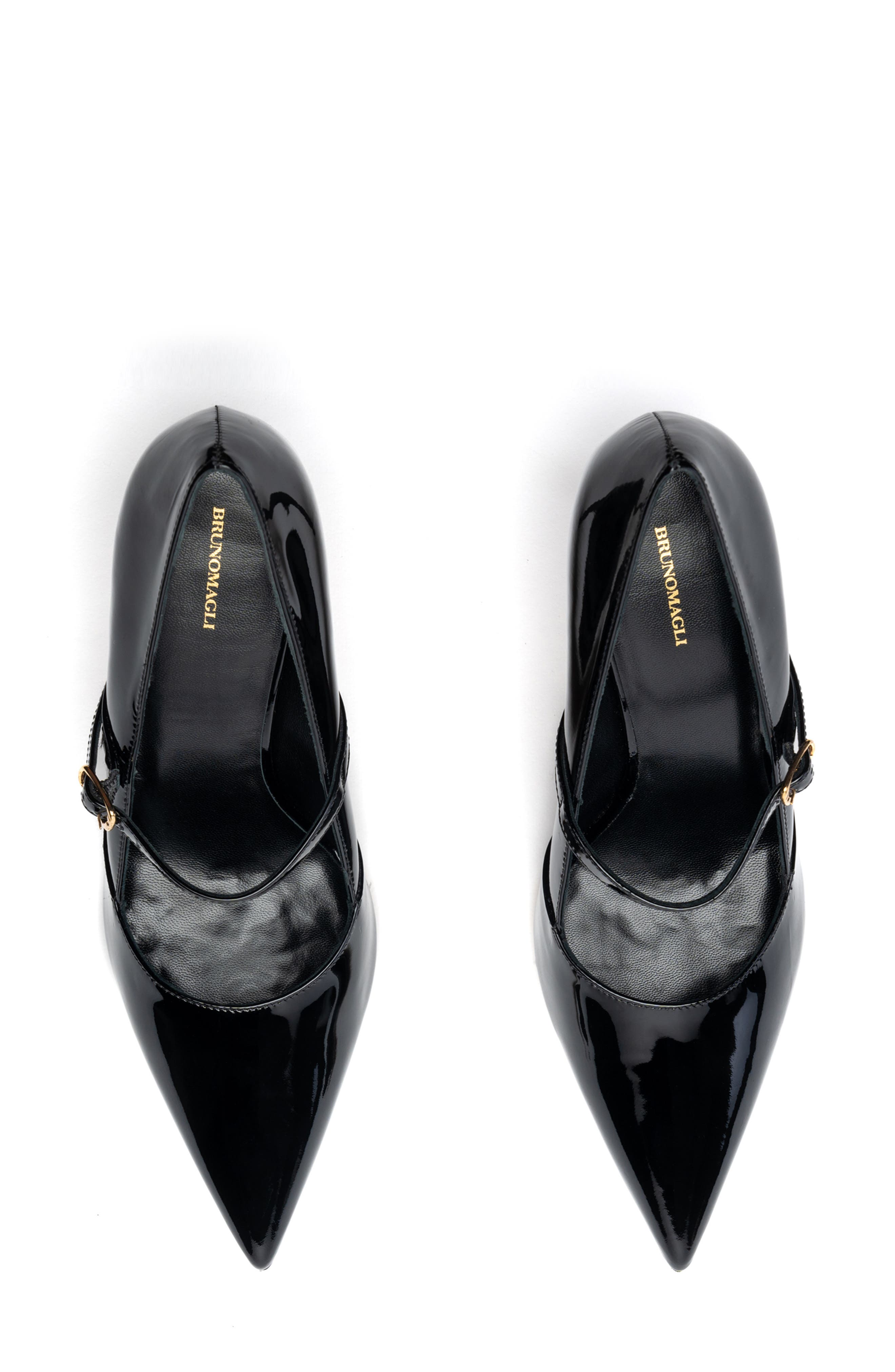 Prima Pointed Toe Mary Jane Pump, Alternate, color, BLACK PATENT