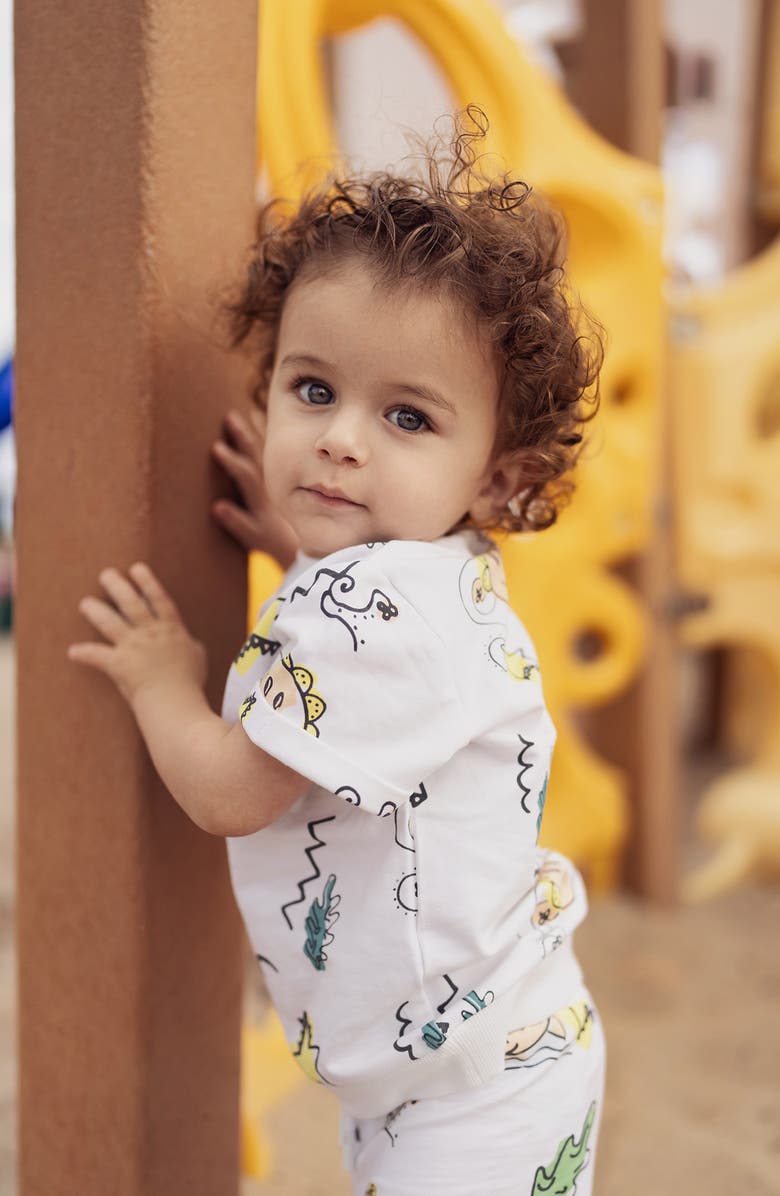 Manière Coloring Book T-Shirt & Shorts Set, Alternate, color, 