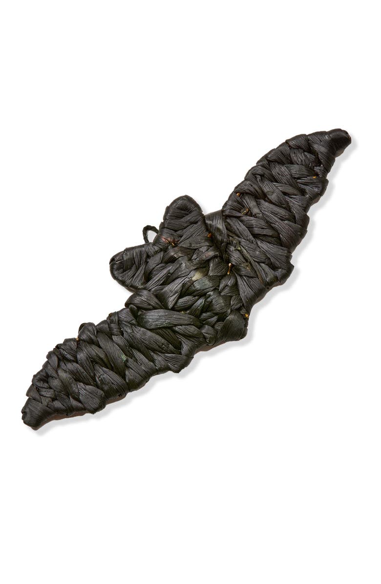 tag Small Woven Bat Wall Art Decorative Sculpture for Halloween, Main, color, Black