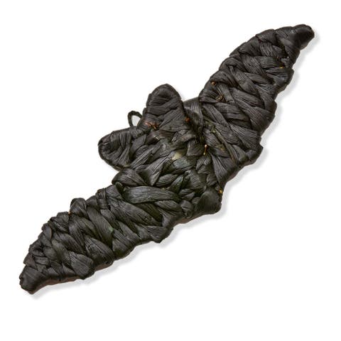 Small Woven Bat Wall Art Decorative Sculpture for Halloween