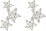 Adornia Swarovski Crystal Shooting Star Earrings
