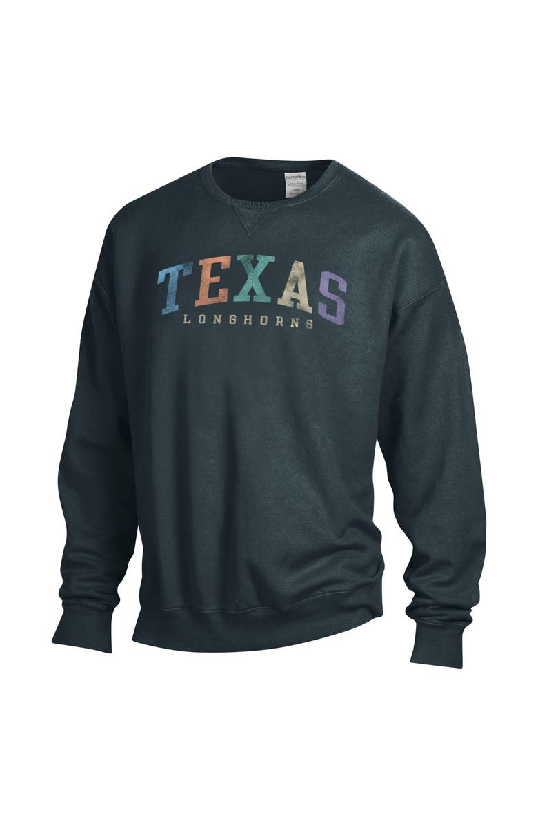 ComfortWash Unisex ComfortWash Gray Texas Longhorns Oversized Pullover Sweatshirt, Alternate, color, Gray