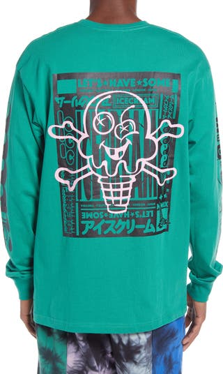 Men's Waffle Cone Long Sleeve Graphic Tee