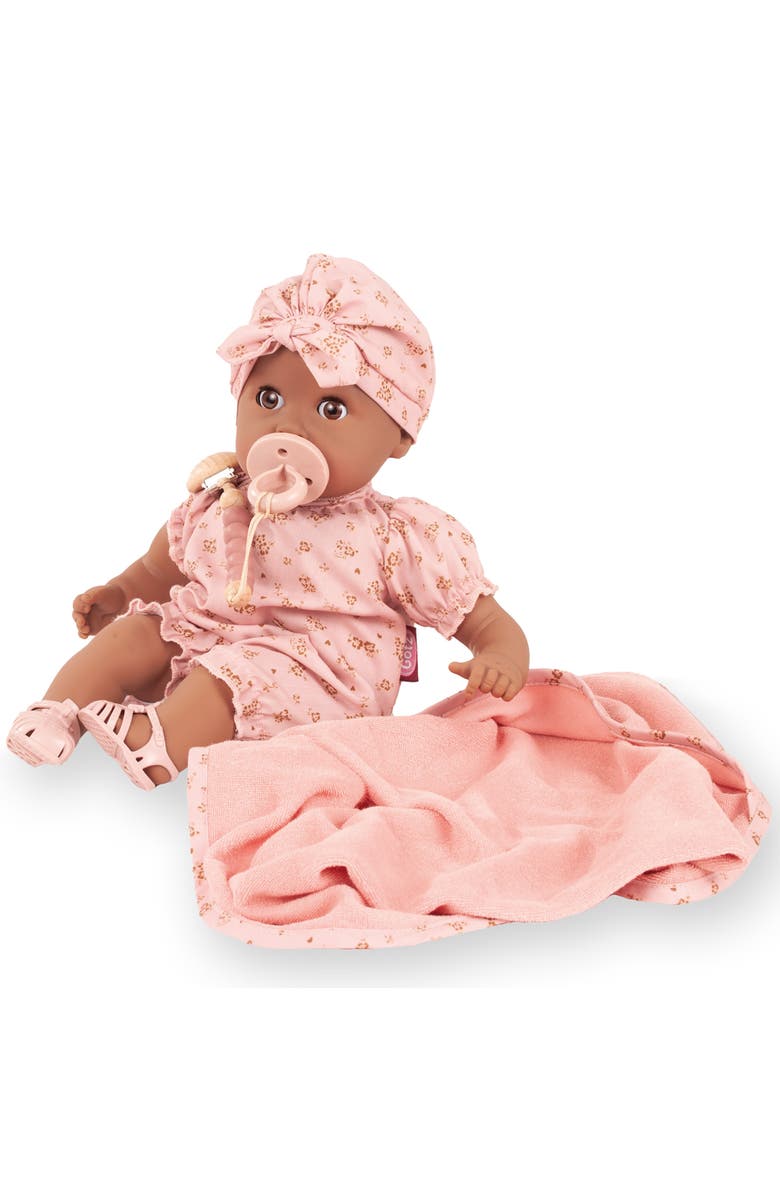 Gotz Cosy Aquini Flower Millefleur - 13" Floating Bath Baby Doll, Kids 3+, Main, color, Multicolored