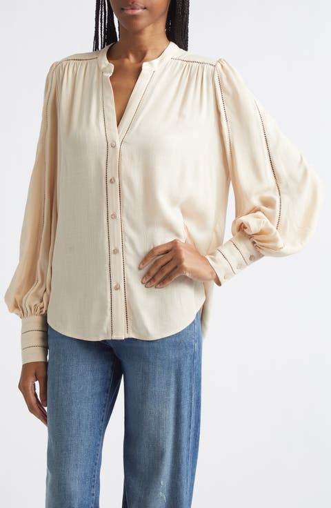 Kiera Ladder Trim Blouse