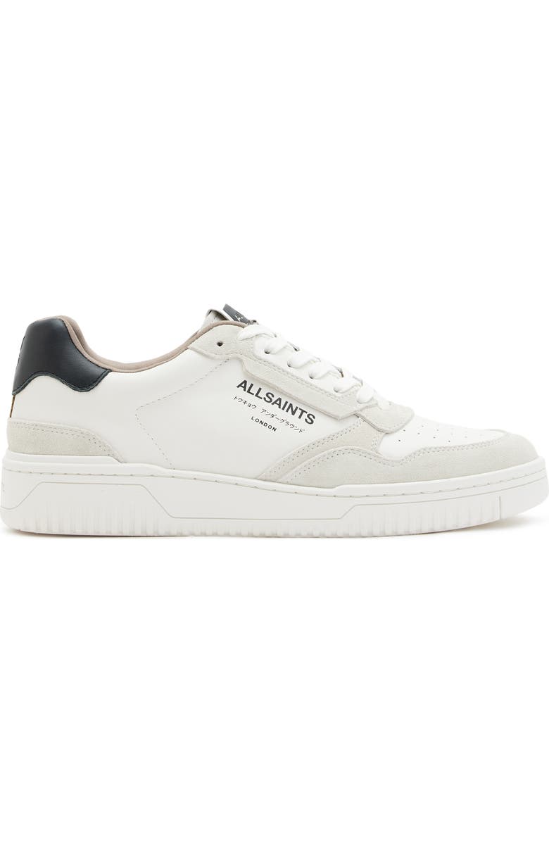 AllSaints Regan Low Top Sneaker, Alternate, color, Chalk White/Black