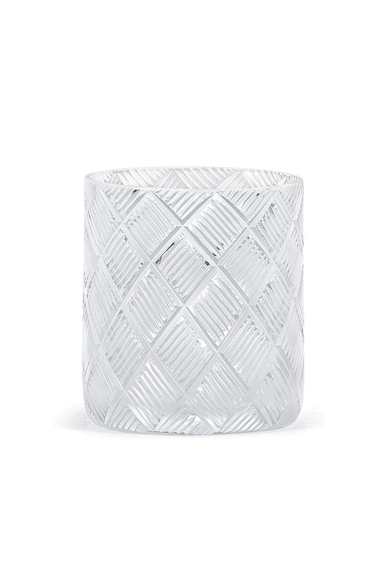 Basketweave Tumbler, Main, color, CLEAR