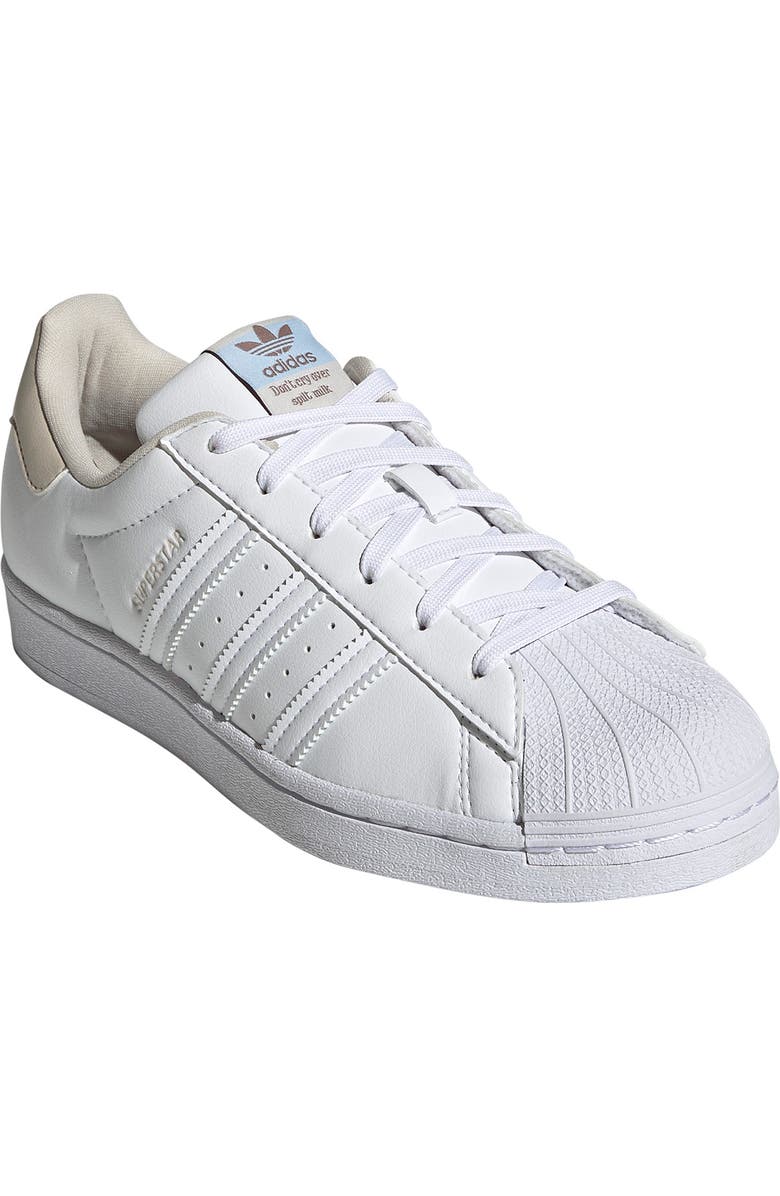 adidas Superstar Embroidered Sneaker, Main, color,