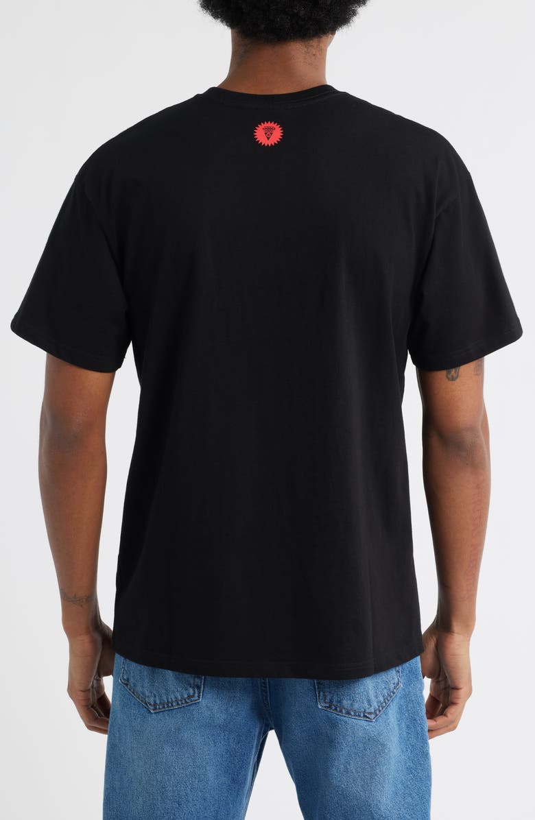 ICECREAM Yikes Stripes Graphic T-Shirt, Alternate, color, Black