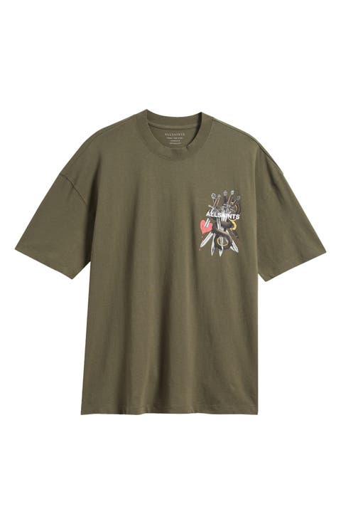 Oversize Serrate Graphic T-Shirt