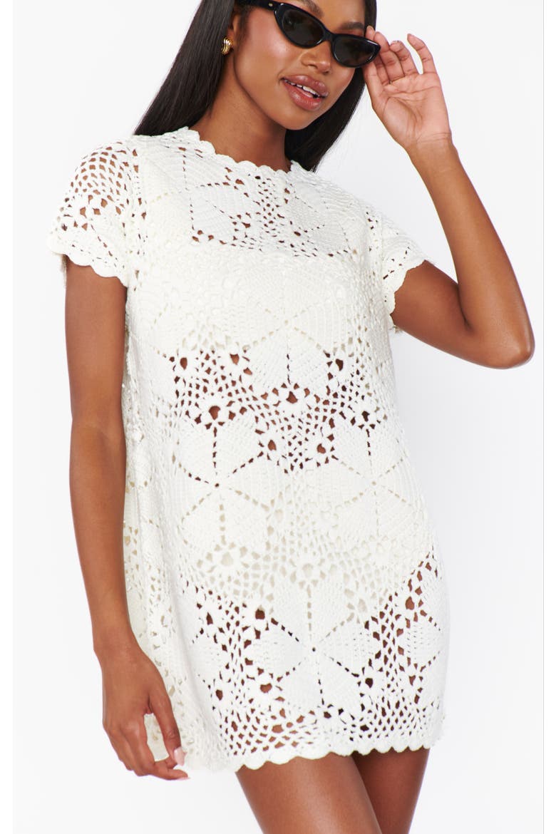 Cleo Coverup, Main, color, Salty Floral Crochet