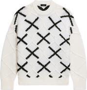 Theory Merino Wool Argyle Sweater