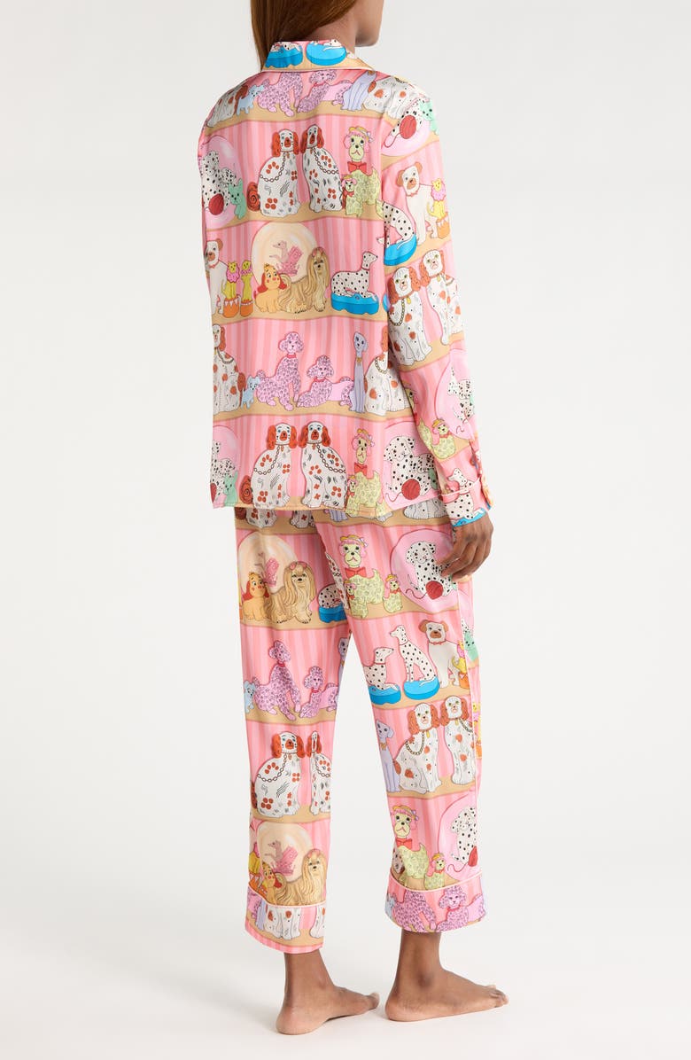 Karen Mabon Dog Collector Pajamas, Alternate, color, Pink