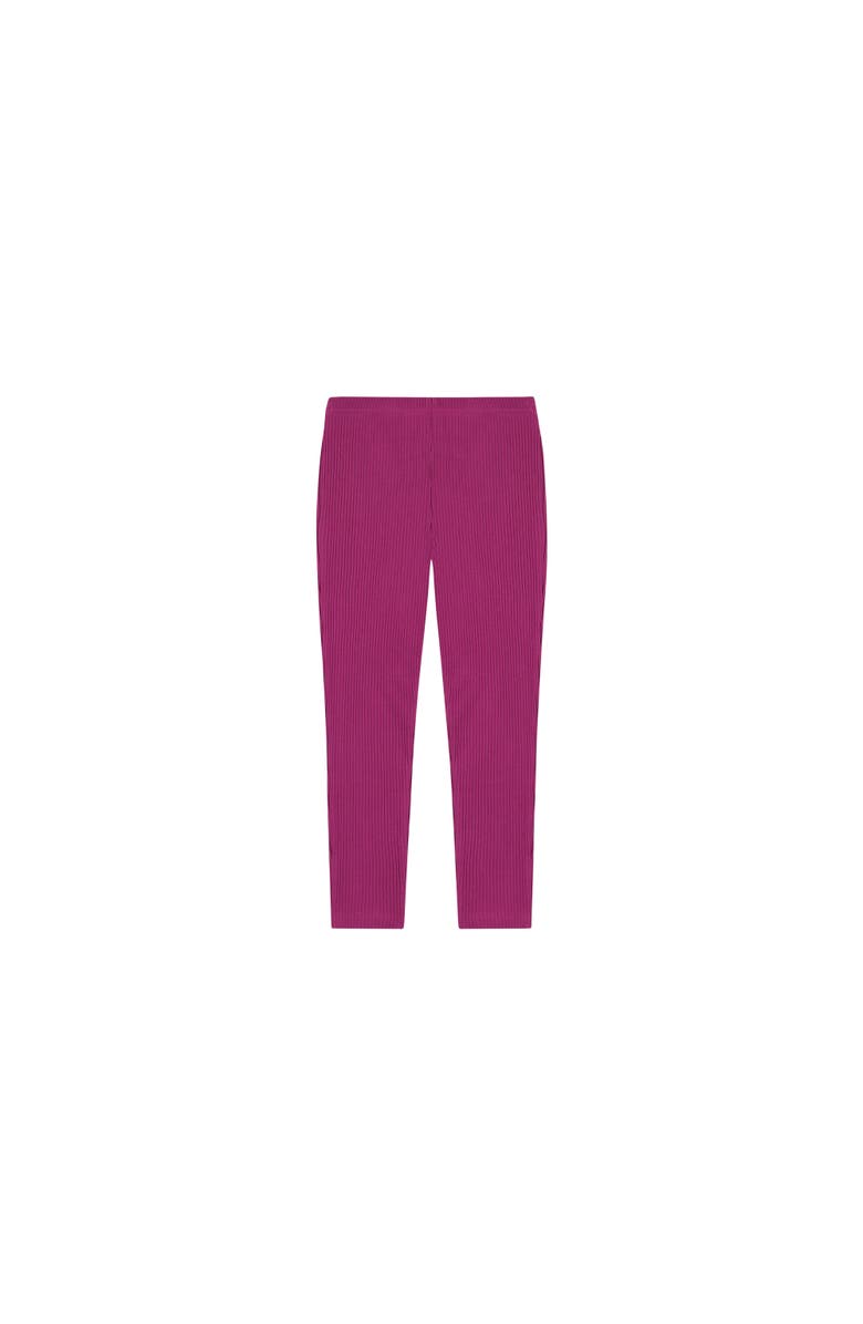 Busy Bees Leggings Magenta Ribbed Knit, Main, color, Magenta Ribbed Knit