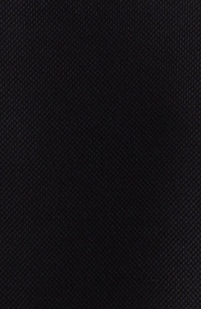 Versace Tipped Embroidered Medusa Cotton Piqué Polo, Alternate, color, 1B000-Black