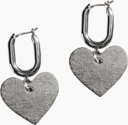 Nickel & Suede Quinn Earrings