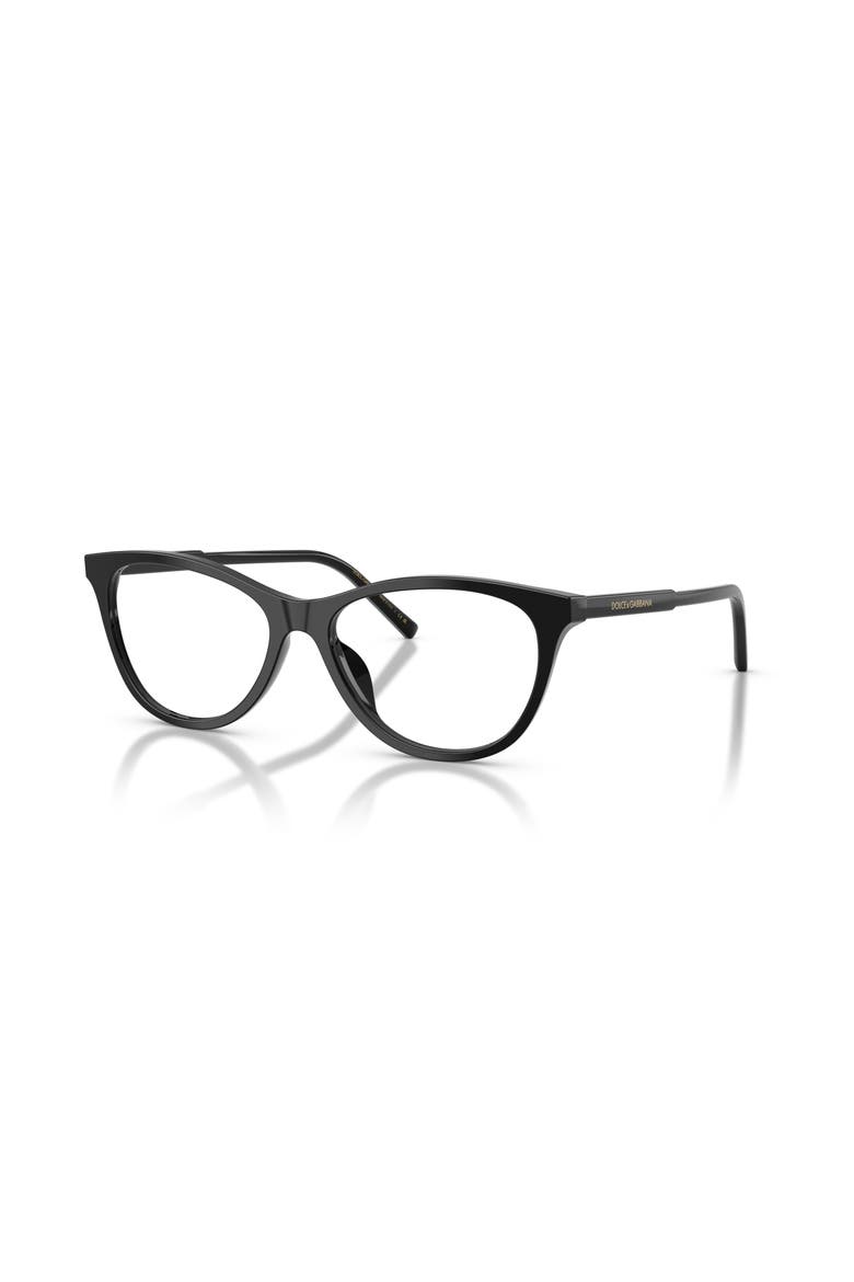 53mm Cat Eye optical glasses, Main, color, Black