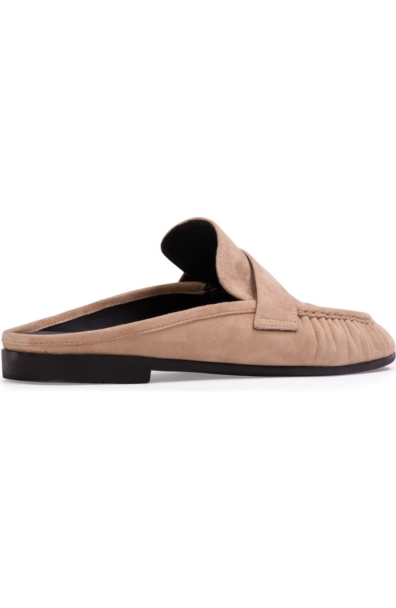 BLACK SUEDE STUDIO Gabby Mule Loafer, Alternate, color, Tan Suede