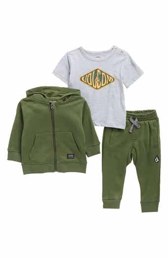 Volcom Graphic T-Shirt, Zip Hoodie & Joggers Set