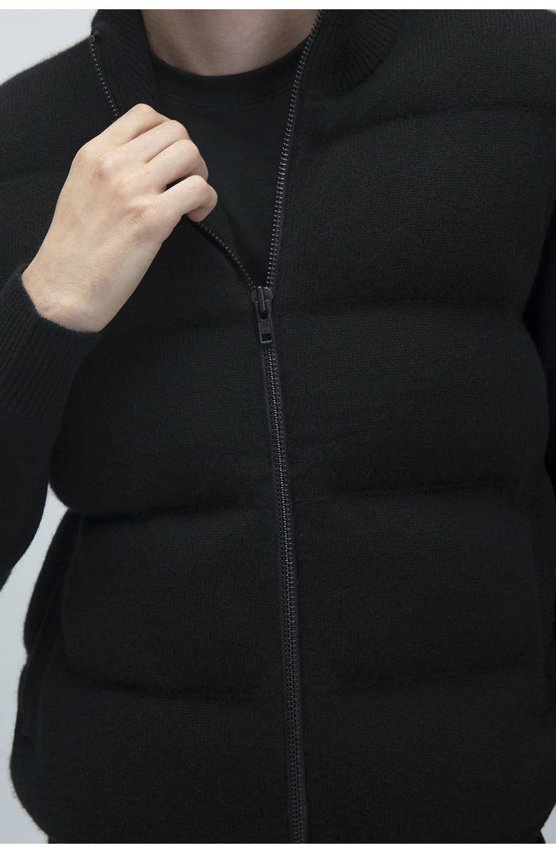 NAKED CASHMERE Didier Cashmere Puffer Jacket, Alternate, color, Black