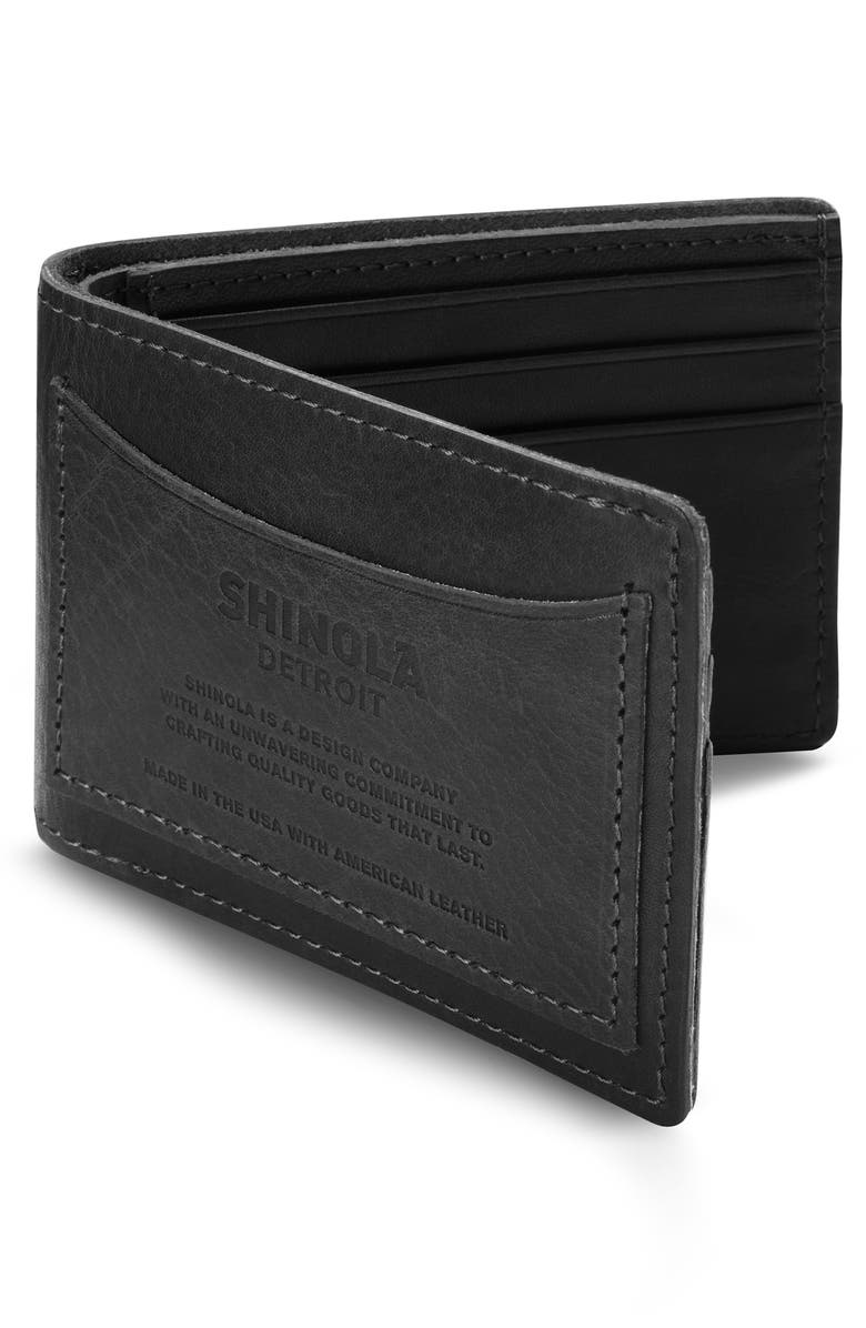 Shinola Pocket Bifold Wallet, Alternate, color,