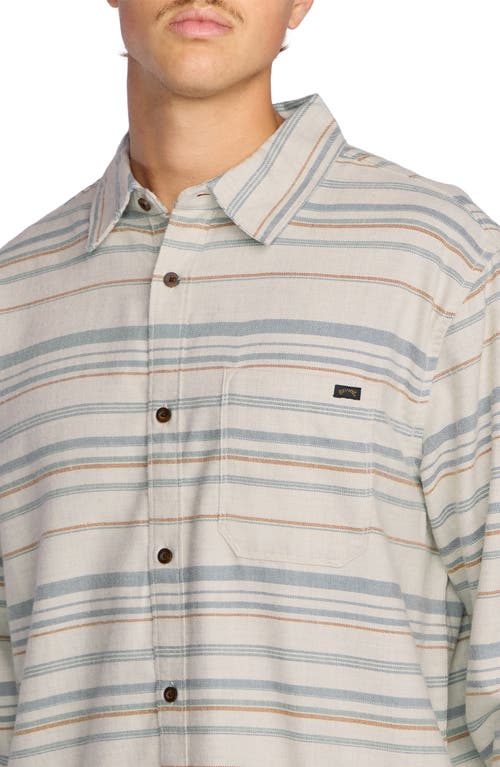 Billabong Coastline Cotton Flannel Button-up Shirt In Multi