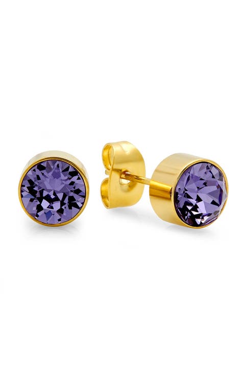 18k Gold Plated Stud Earrings