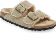 Birkenstock Arizona Genuine Shearling Slide Sandal