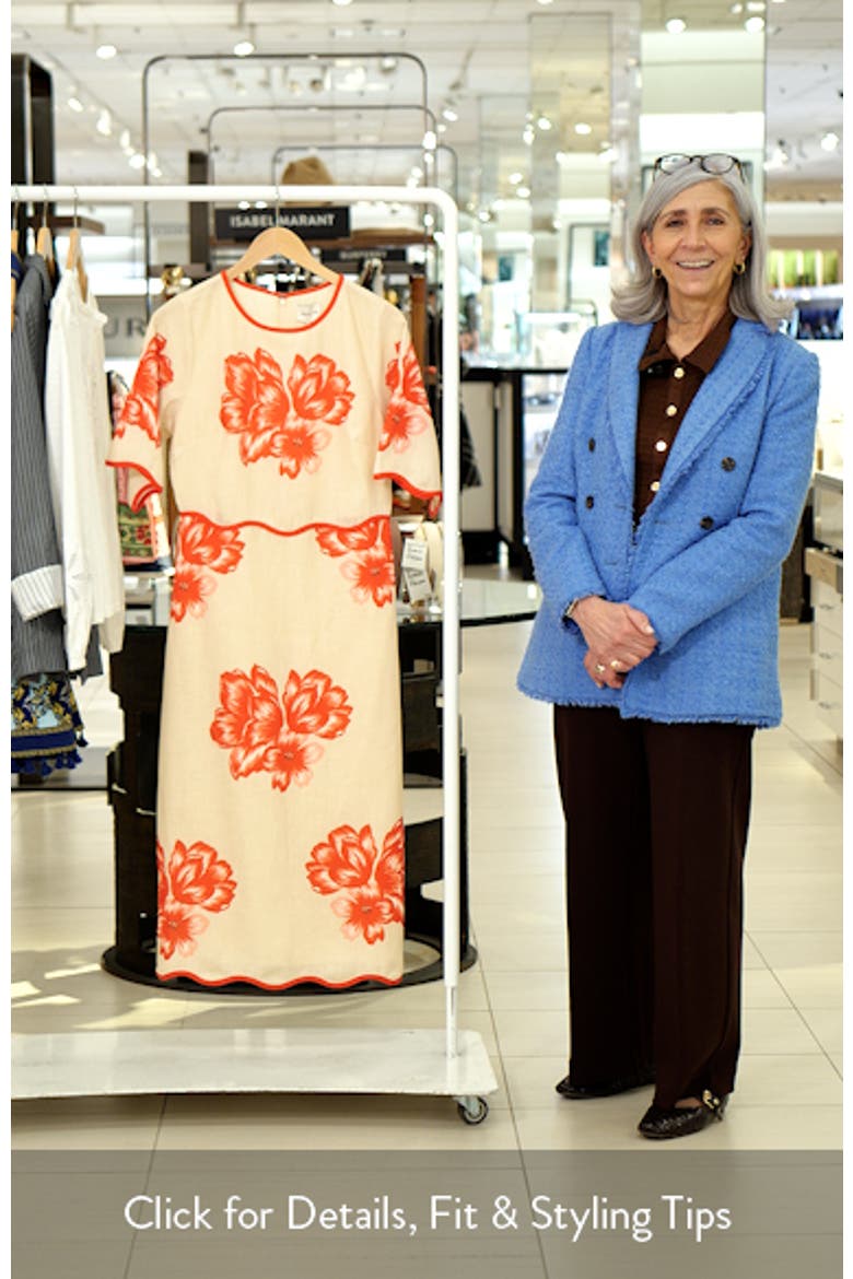 Sonia Floral Print Midi Dress video
