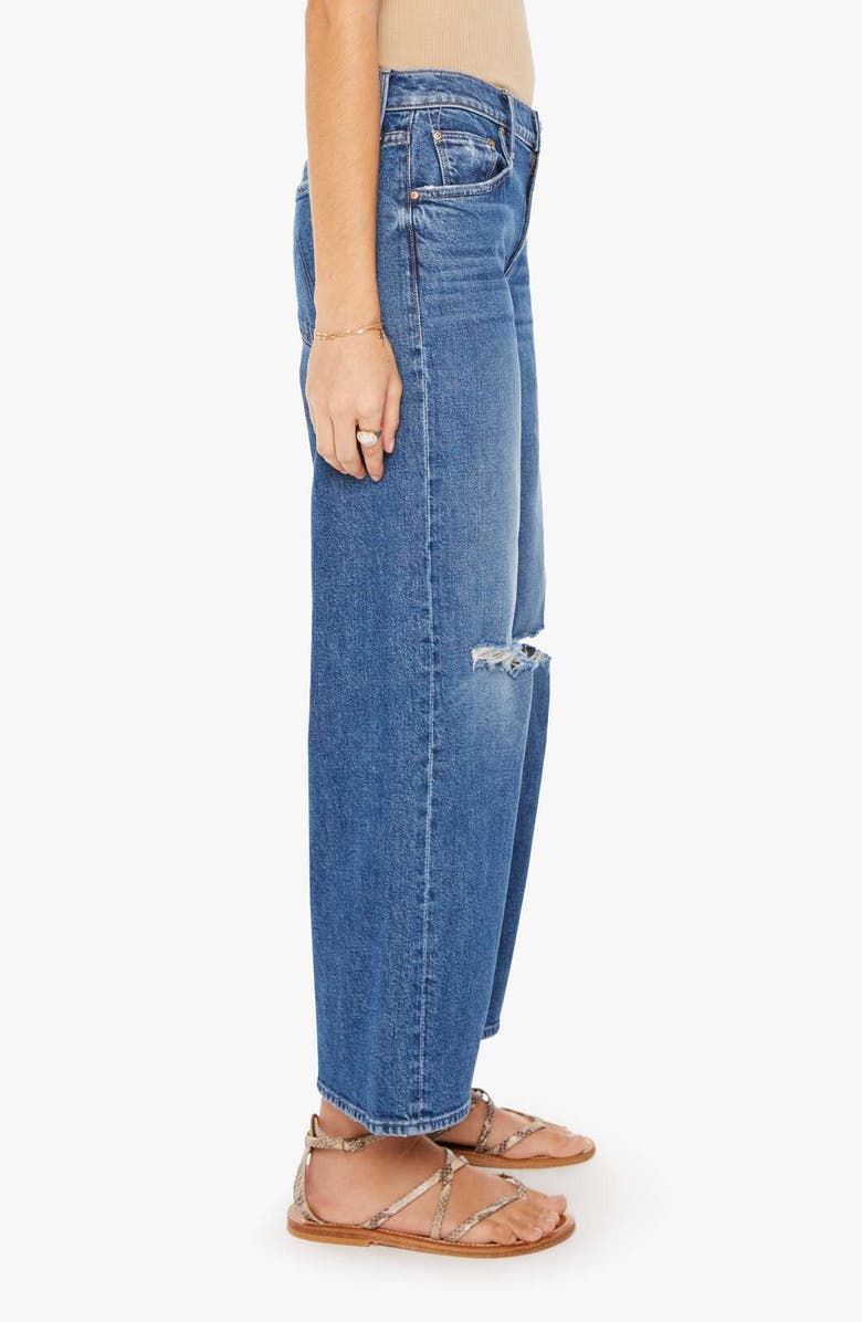 MOTHER The Down Low Spinner Hover Ripped Ankle Jeans, Alternate, color, 