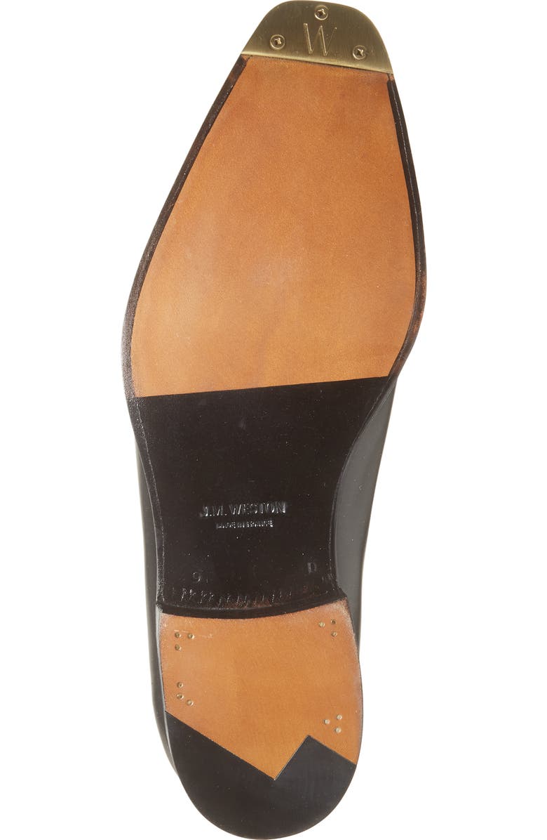 JM WESTON Fusain Cycliste Wholecut Oxford, Alternate, color, Black Boxcalf