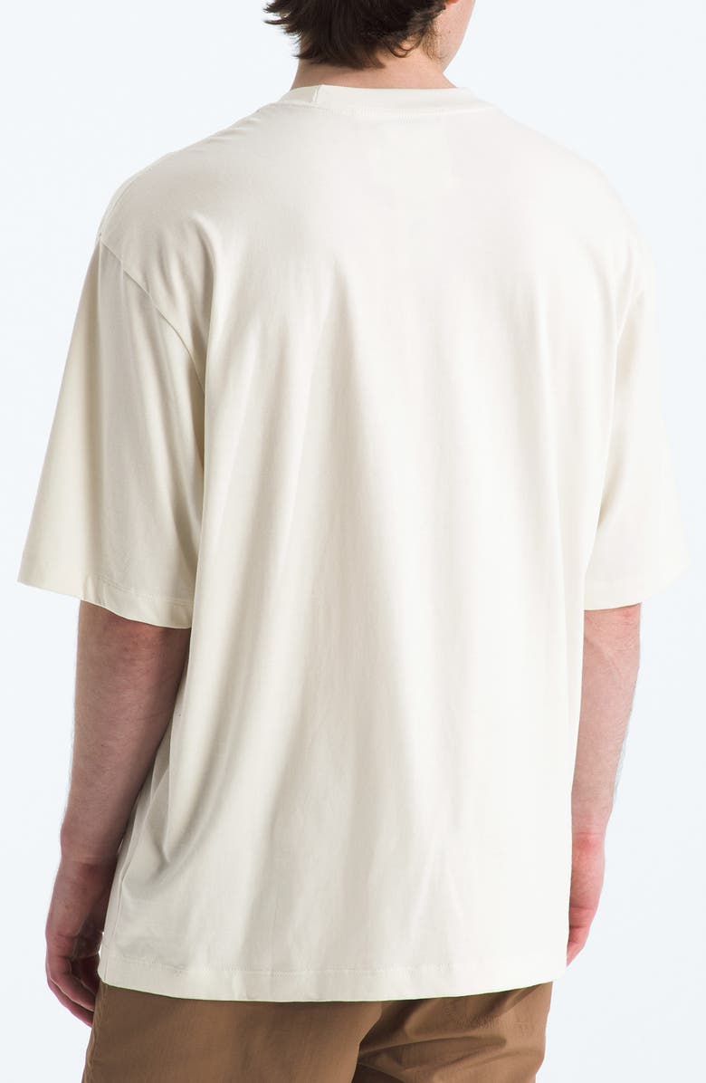 The North Face Essential Oversize Cotton T-Shirt, Alternate, color, White Dune