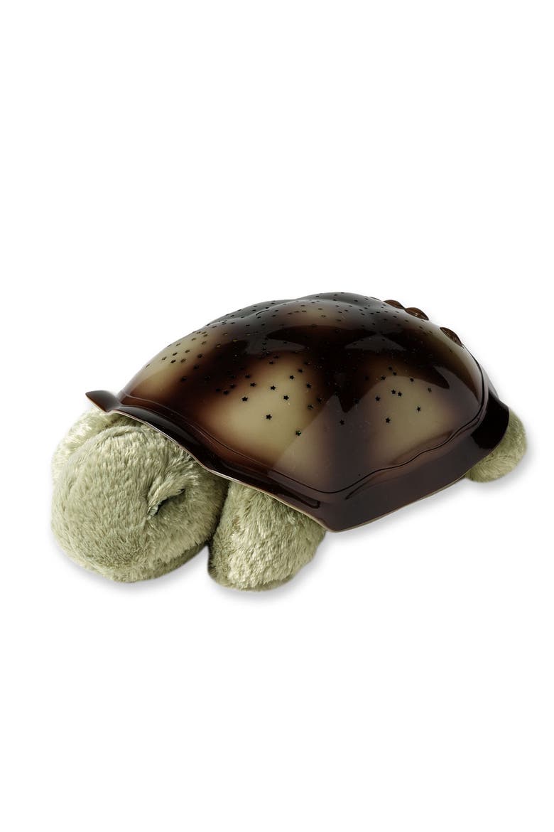 'Twilight' Stuffed Turtle Night Light, Main, color, GREEN