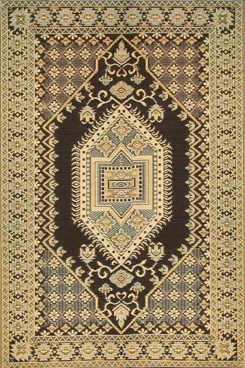 Turkish Rug, Main, color, Black Brown - 6'x9'