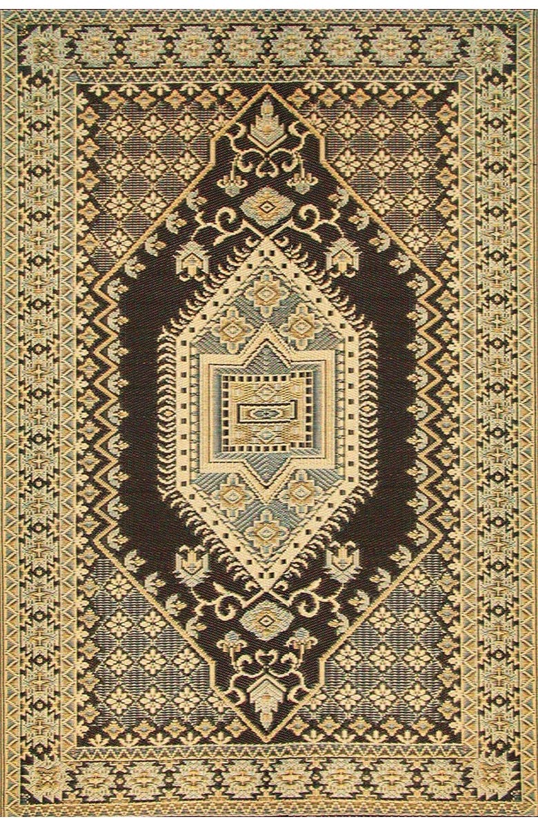 Mad Mats Turkish Rug, Main, color, Black Brown - 6'X9'